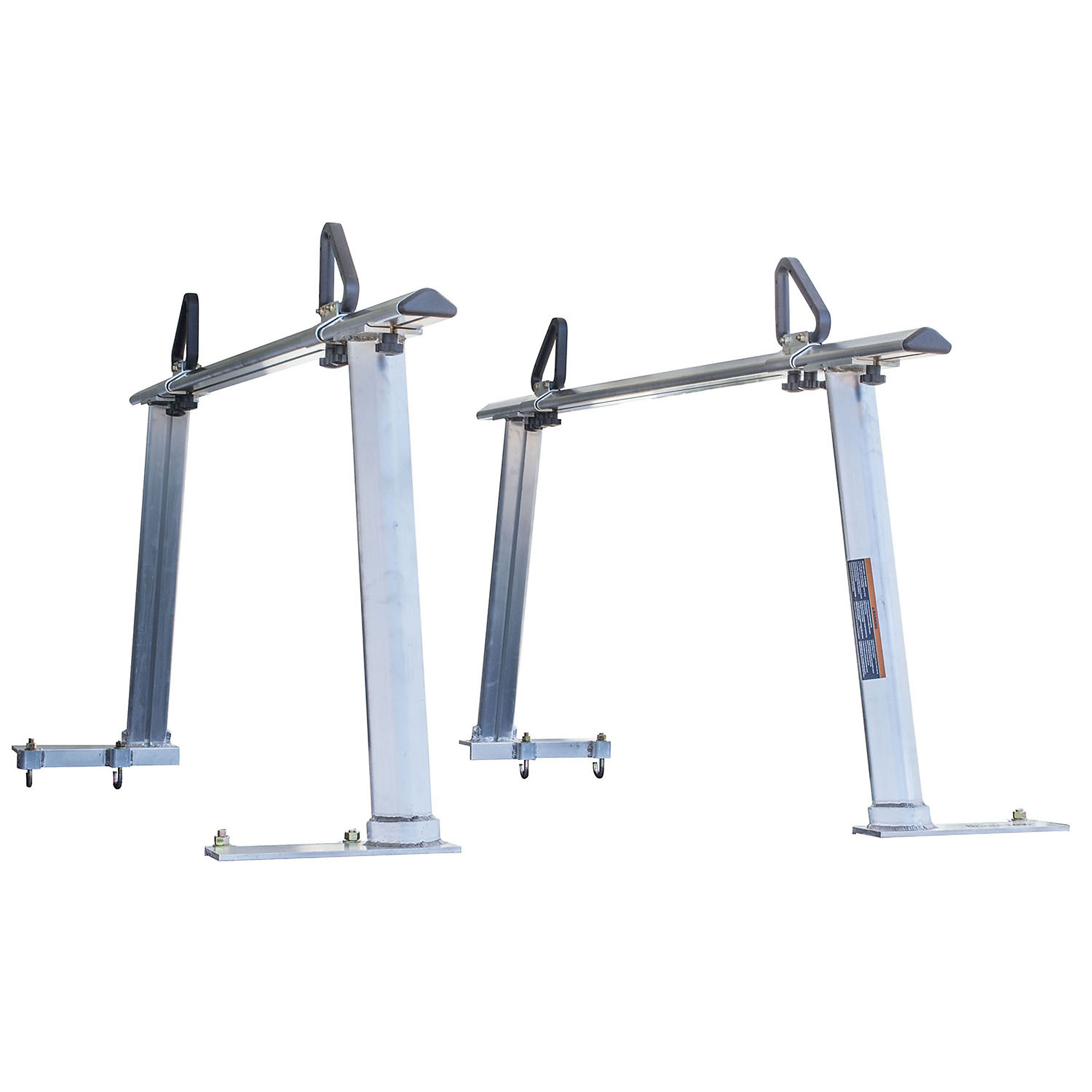 ProSeries, 4 Post Aluminum Utility Truck Rack, Color Silver, Material Aluminum, Model# AUTRACK4